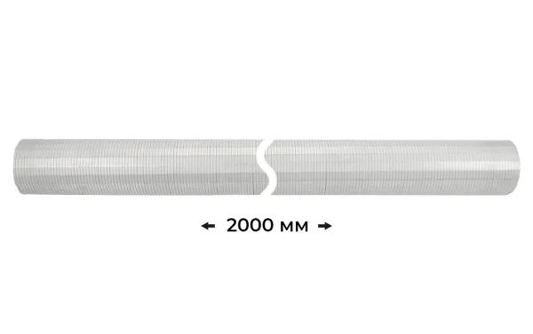 Гофра глушителя MAN EXOVO 04307E Ø111 мм L2000 мм OEM 81152100086