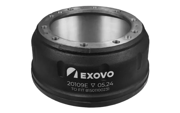 Барабан тормозной MAN EXOVO 20109E Ø410×168 мм OEM 81501100231